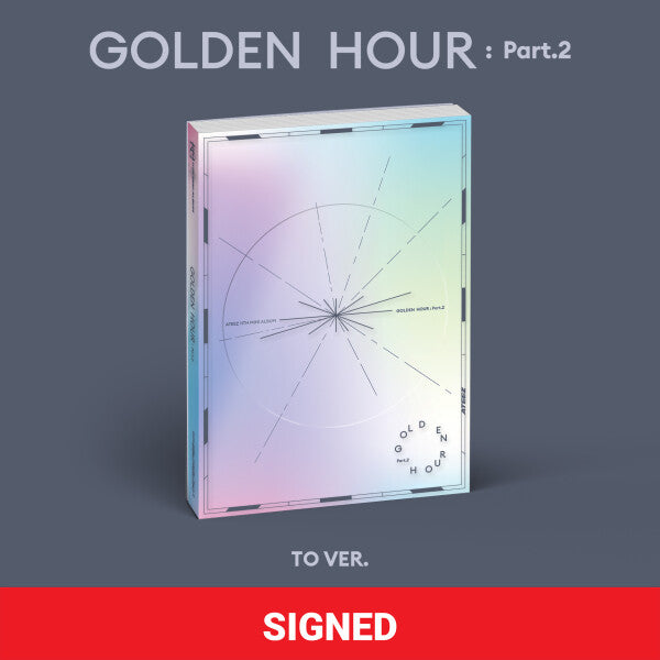 Ateez Golden Hour Part 2 Signed US Exclusive Random Version Pre Order