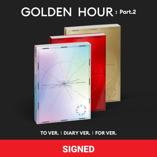 Ateez Golden Hour Part 2 Signed US Exclusive Random Version Pre Order