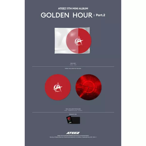 ATEEZ - GOLDEN HOUR : Part 2 - Target Exclusive, Vinyl Pre Order