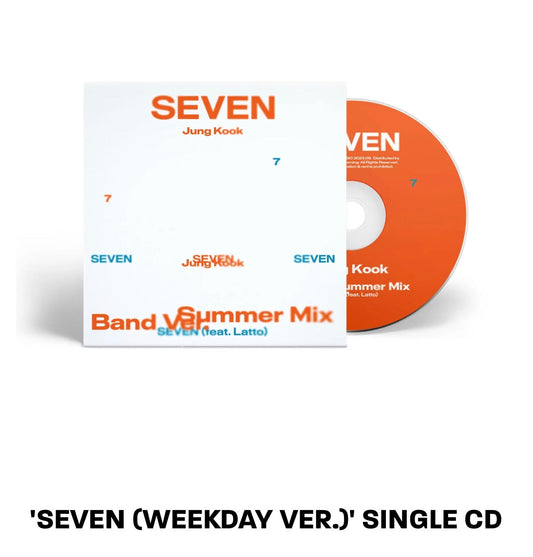 JUNGKOOK SEVEN CD WEEKDAY VERSION