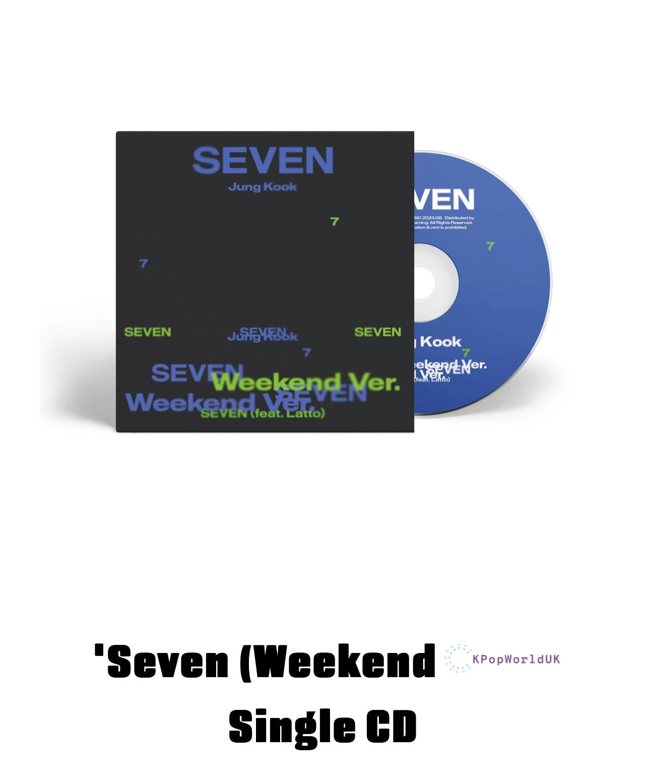 JUNGKOOK SEVEN CD WEEKEND VERSION PRE ORDER