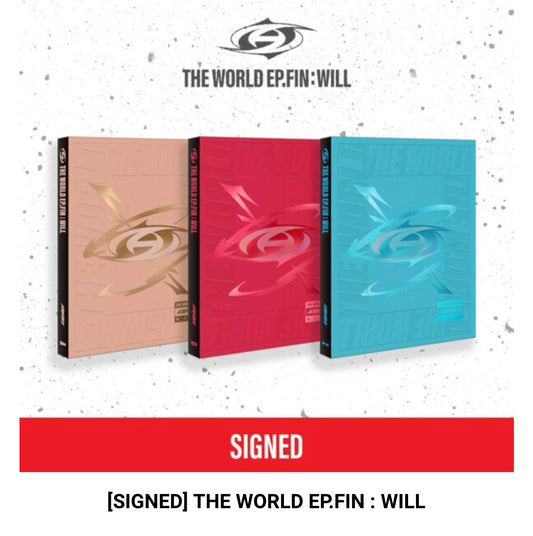 ATEEZ THE WORLD EP.FIN:WILL PRE ORDER RANDOM VERSION SIGNED