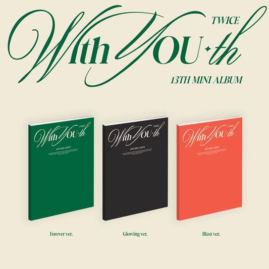 TWICE - 13TH MINI ALBUM With YOU-th Random Ver. Pre Order + JYP POB