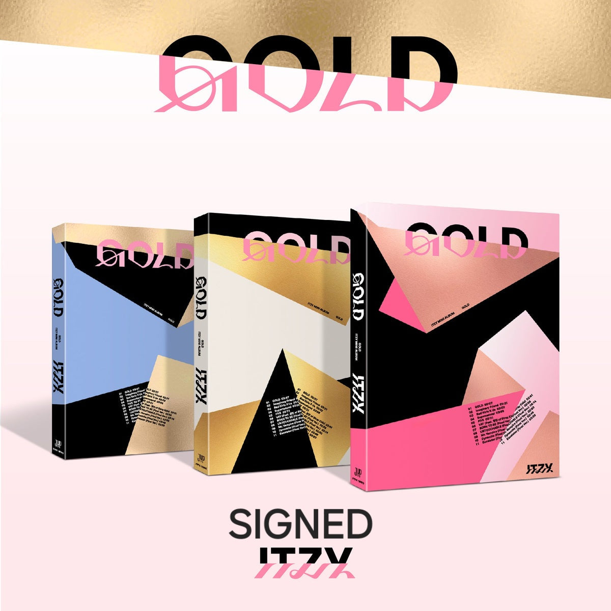 ITZY - GOLD 2ND ALBUM STANDARD RANDOM with SIGNED POSTCARD Pre Order