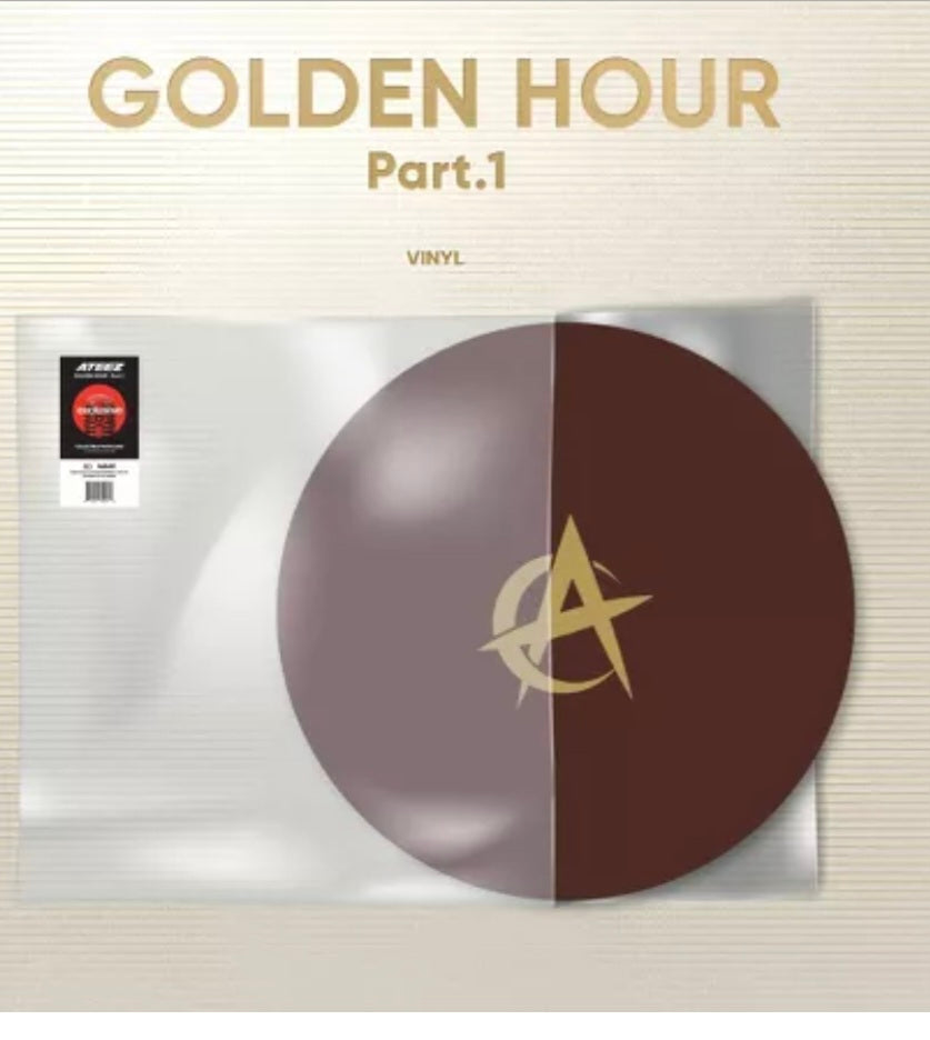 Ateez GOLDEN HOUR: PART 1 VINYL Pre Order with Target Exclusive Photocard