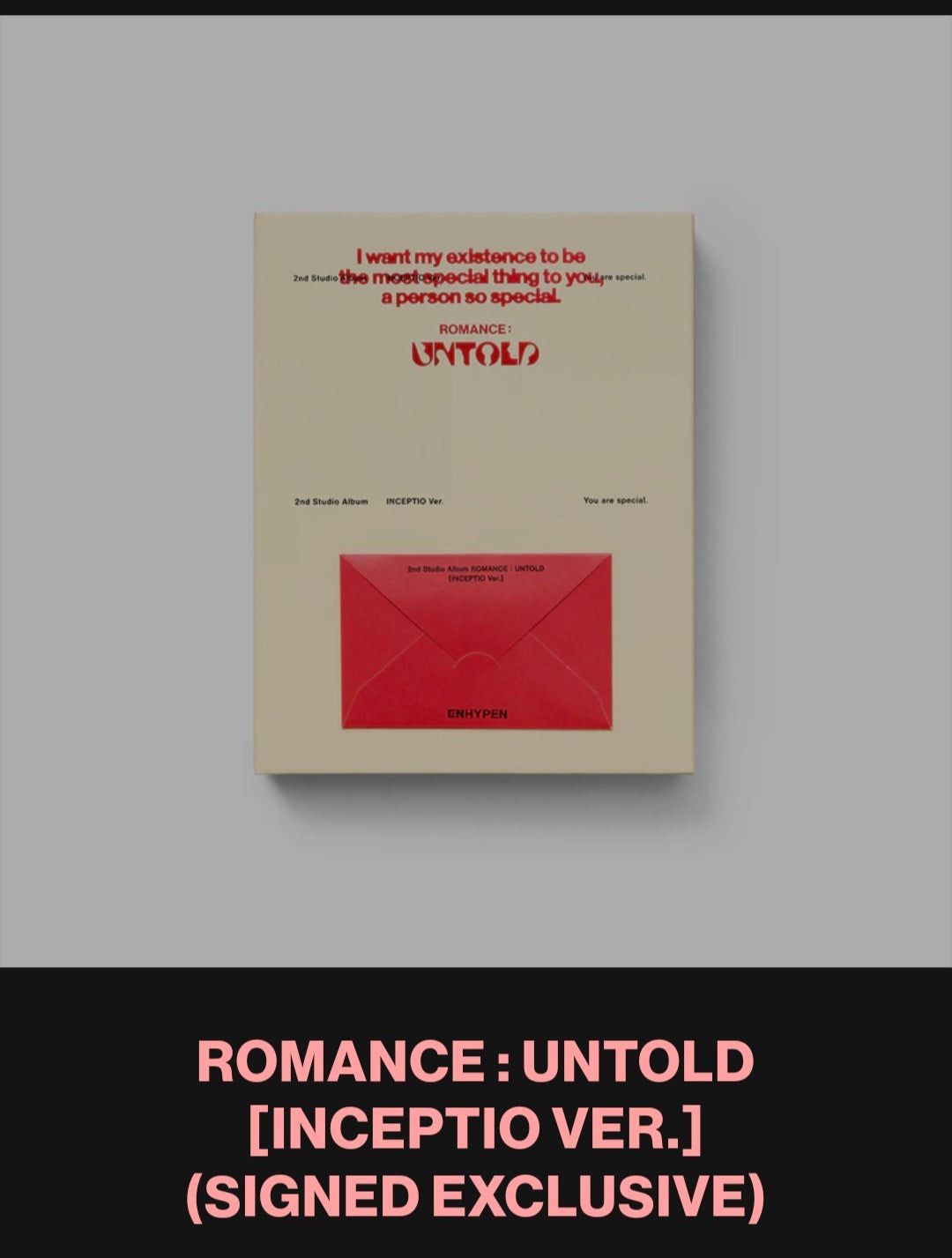 ENHYPEN - ROMANCE : UNTOLD SIGNED EXCLUSIVE RANDOM Pre Order