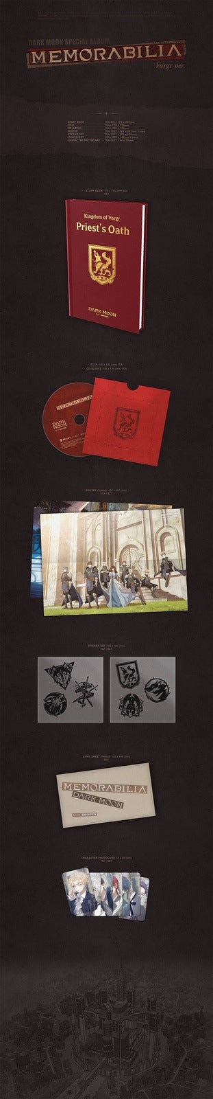 ENHYPEN - MEMORABILIA DARK MOON SPECIAL ALBUM + WEVERSE GIFT VARGR VER